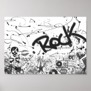 Rock-and-Rollplakat Poster