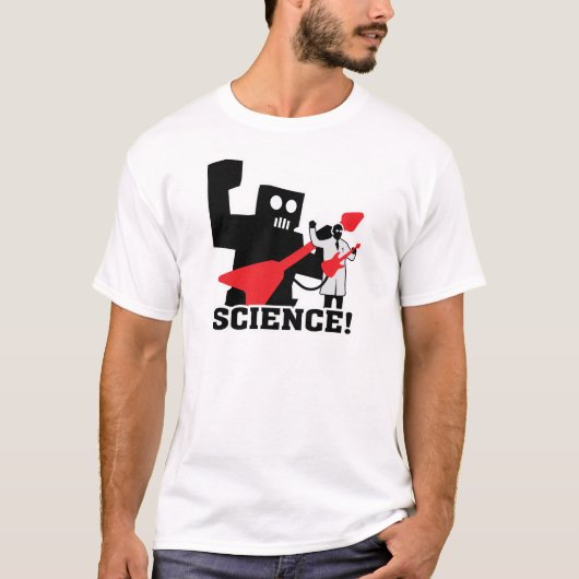 Rock-and-Rollroboter ~ Wissenschaft! T-Shirt (Vorderseite)