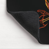 Rock-and-Rollschädel Mousepad (Ecke)