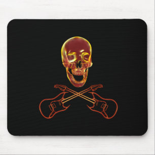 Rock-and-Rollschädel Mousepad