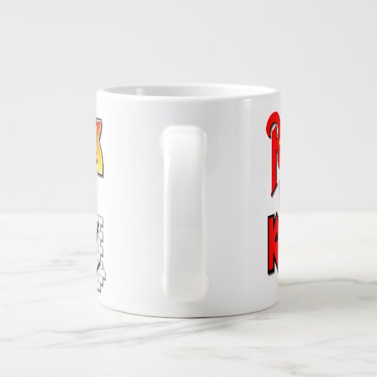 Rock-and-Rolltunnel-bohrwagenTasse Jumbo-Tasse (Rückseite)