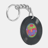 Rock-and-RollVintages Vinylschlüsselkette Schlüsselanhänger (Vorderseite links)