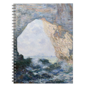 Rock Arch Coastal Waves Impressionist Notebook Notizblock
