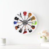 Rock Around the Clock Große Wanduhr (Zuhause)