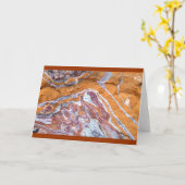 Rock Art #6 Karte (Gelbe Blume)