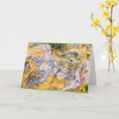 "Rock Art #9" Karte (Gelbe Blume)