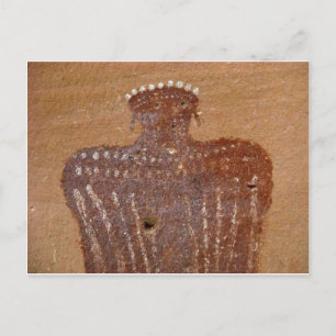 Rock Art Template Postkarte