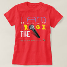 ROCK AUF DEN MIC RED LADIDS T - Shirt