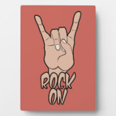ROCK AUF die Farbtafel Fotoplatte (Vorderseite)