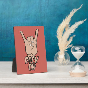 ROCK AUF die Farbtafel Fotoplatte