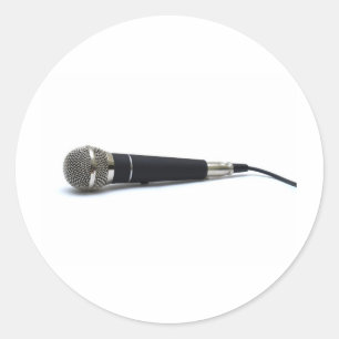 Rock auf! runder aufkleber