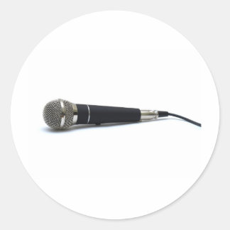 Rock auf! runder aufkleber