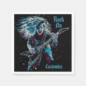 Rock auf Schwermetallen Serviette (Vorderseite)