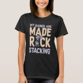 Rock Balancing Stone Stacking Game Balancer 7 T-Shirt (Vorderseite)