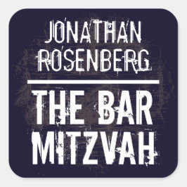 Rock Band Bar Mitzvah Sticker in Schwarz