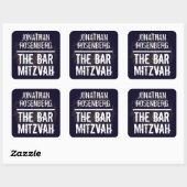Rock Band Bar Mitzvah Sticker in Schwarz (Blatt)