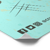 Rock Band - Design für Musikveranstaltungen im Ret Poster (Ecke)