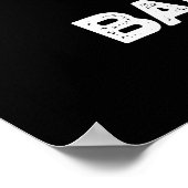 Rock Band nana Funny Banana Pun Poster (Ecke)