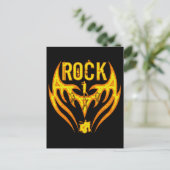 ROCK BAND POSTKARTE (Stehend Vorderseite)