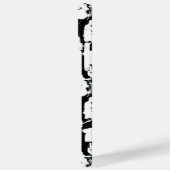 Rock Band Silhouette Pattern.w Black BG Case-Mate iPhone Hülle (Rückseite / Links)