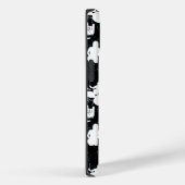 Rock Band Silhouette Pattern.w Black BG Case-Mate iPhone Hülle (Rückseite / Rechts)