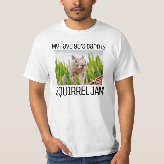 Rock Band Squirrel Jam T-Shirt (Vorderseite)