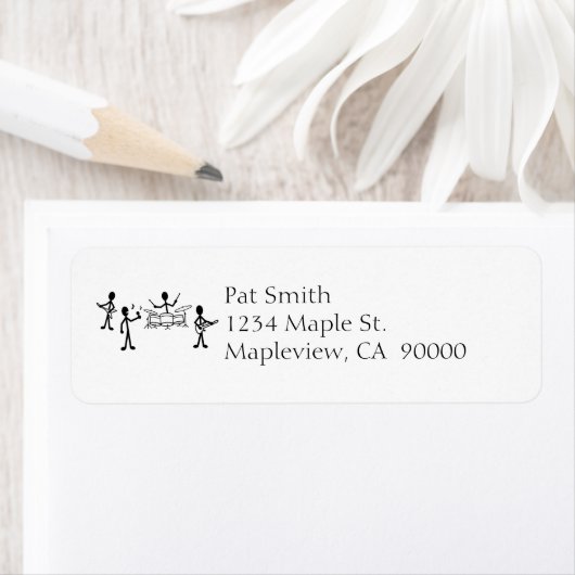 Rock Band Strichmännchen (Insitu)