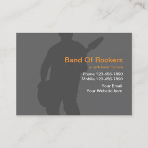 Rock Band Visitenkarten Visitenkarte
