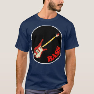 Rock Battle Card Game Bass Icon T-Shirt