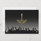 Rock Birthday Party Festival Foto Einladung (Rückseite)