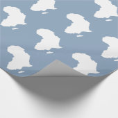 Rock Blue Audacious Africa Geschenkpapier (Ecke)