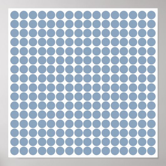 Rock Blue Safari Dot Poster (Vorne)