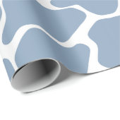 Rock Blue Safari Giraffe Geschenkpapier (Rolleneckpunkt)
