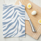 Rock Blue Safari Zebra Küchentuch (Viertel Falte)