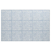 Rock Blue Safari Zebra Stoff (Fat Quarter (45,7 x 55,9 cm))