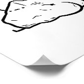 Rock Bottom Funny Geology Puster Poster (Ecke)