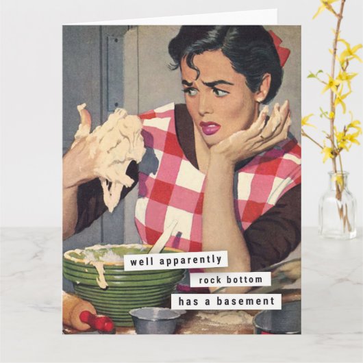 Rock Bottom Karte (Gelbe Blume)