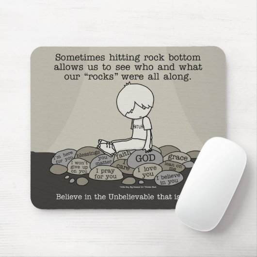 Rock Bottom Mousepad (Mit Mouse)