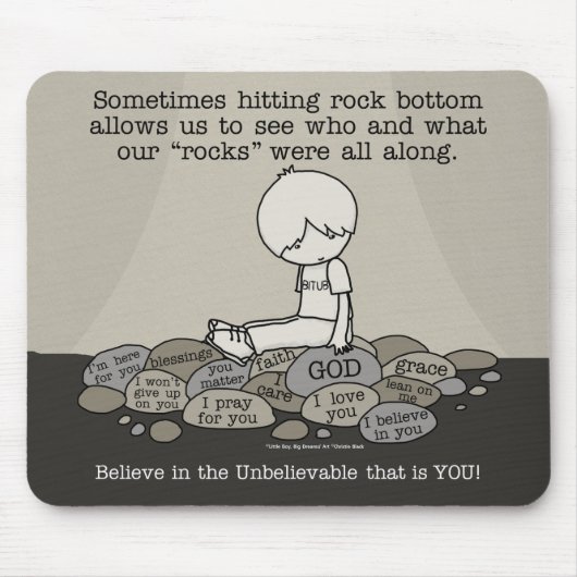 Rock Bottom Mousepad (Vorne)