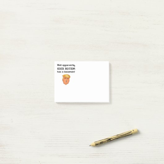 Rock Bottom Post-it Klebezettel (Auf Schreibtisch)