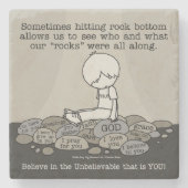 Rock Bottom Steinuntersetzer (Vorderseite)