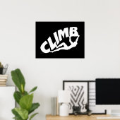 Rock Bouldering Climbing Poster (Heimbüro)