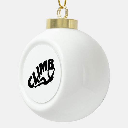 Rock Bouldering Keramik Kugel-Ornament (Rechts)