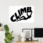 Rock Bouldering Poster (Heimbüro)