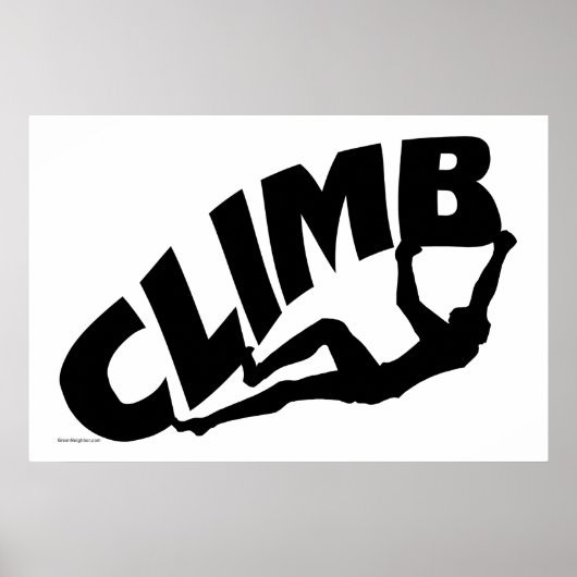 Rock Bouldering Poster (Vorne)