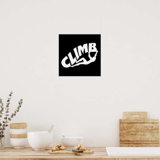 Rock Bouldering Poster (Küche)