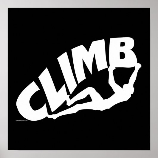 Rock Bouldering Poster (Vorne)