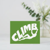 Rock Bouldering Postkarte (Stehend Vorderseite)