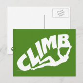 Rock Bouldering Postkarte (Vorne/Hinten)