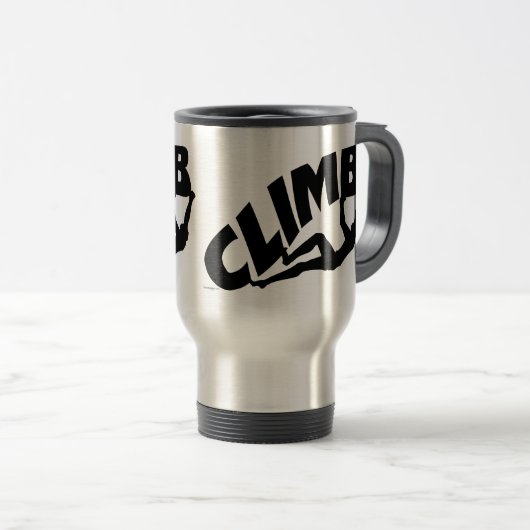 Rock Boulding Reisebecher (VorderseiteRechts)